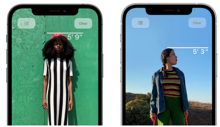 古浪苹果服务网点分享通过iPhone激光雷达测量身高方法教程 