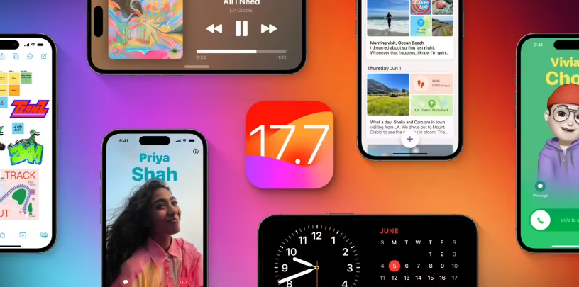 古浪苹果手机维修分享苹果 iOS / iPadOS 17.7.1 正式版推送 
